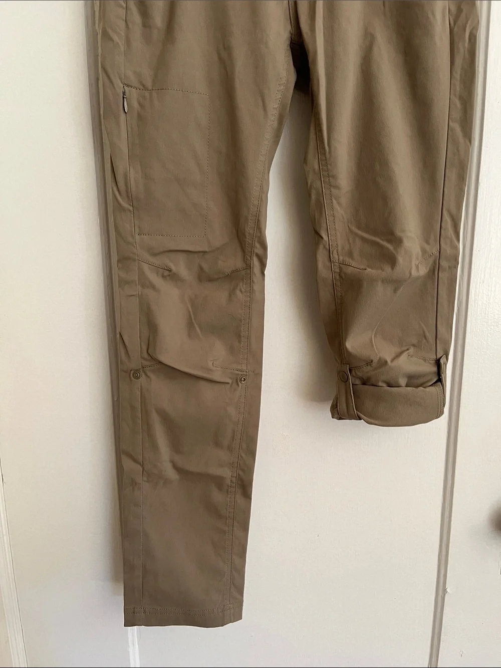 Prana Halle Khaki Outdoor Hiking Stretch Cargo Pants - Picture 6 of 9
